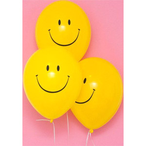 3 Pcs Smiley Emoji Balloon 