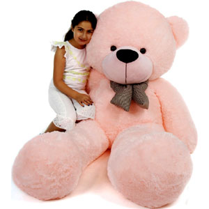 (67) Extra large pink Teddy Bear 5 feet