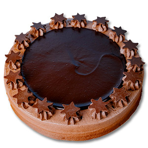 (003) Cooper's - 2.2 Pounds Chocolate Round Cake