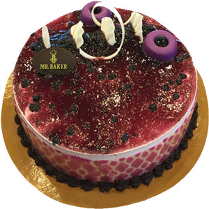 (10) Mr. Baker - Half kg Blueberry Round Cake