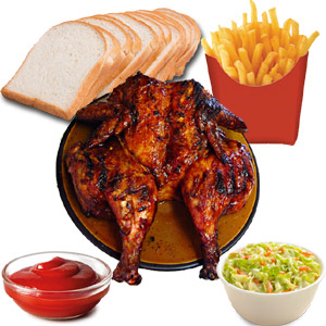 Boneless Whole Grilled Chicken Combo