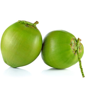 (01) Green Coconut 2 pieces