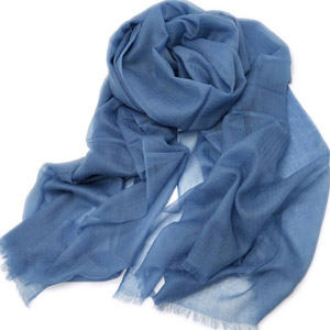 Blue color scarf