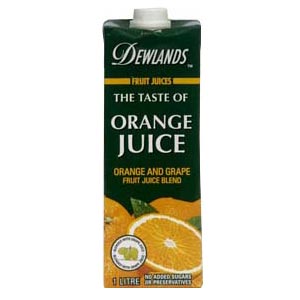 (02) Dewlands Orange Juice - 1 Liter