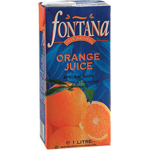 (03) Fontana Orange Juice - 1 Liter