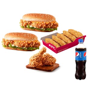 (17) KFC- Meal for 2 person
