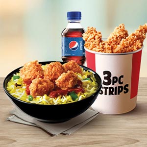  KFC- Strips & Rice Combo