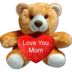 (03) Love You Mom Teddy Bear