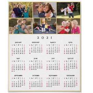 (02) Personalized Wall Calendar