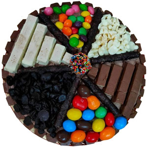Unique Design Chocolate Cake