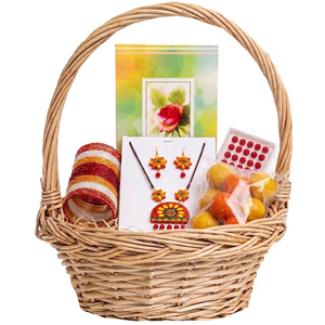 (00004) Boishakhi Churi & Sweet Gift Basket