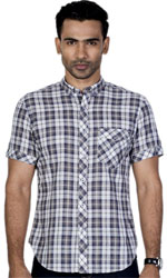 Short sleeve casual stripe Shirt