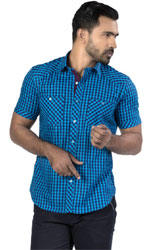 Short sleeve casual stripe Shirt