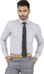 Long sleeve formal Check Shirt