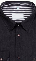 Black full sleeve formal Shirt