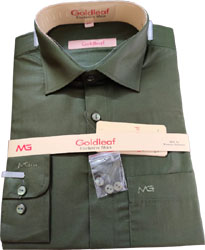 Olive full sleeve Short Shirt