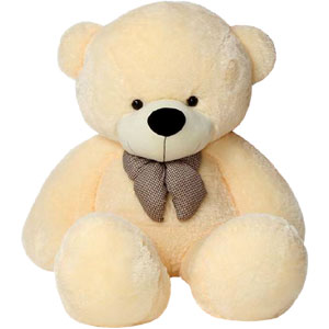 Super large Off White Teddy Bear 4 feet