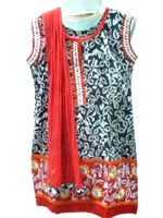 Girl's Lilen Salwar Kameez