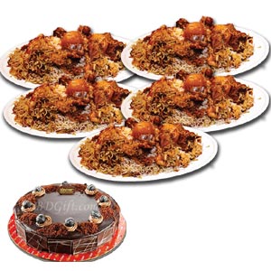  Kachchi Biryani with Cake-5 Person(Full Plate)