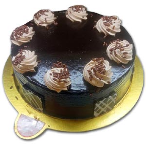 (01) Hot- 2 Pounds Special Black Forest Round Cake
