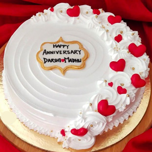 1 Pound Round Vanilla Cake