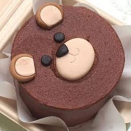 Mini Teddy chocolate cake