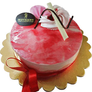 (002) Half Kg Strawberry Mousse Cake