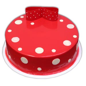  King's - 1 Kg Red Bow Tie Cake