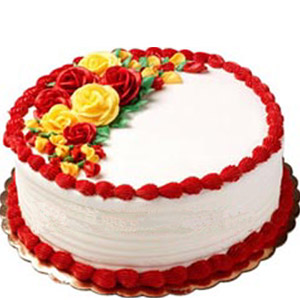 (011) Swiss - 2.2 Pounds Vanilla Round Cake