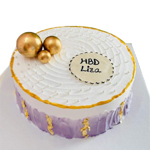 1 Pound Round Vanilla cake