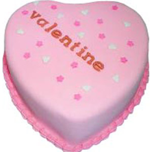 2.2 Pounds Vanilla Heart Cake