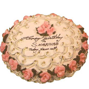 (17) Swiss - 3.3 Pounds Vanilla Round Cake