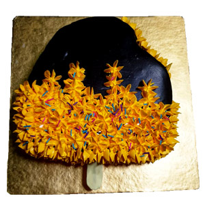 1.5 Pounds Ice-cream Theme Chocolate Cake