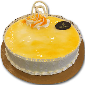 (12)  Mr. Baker - Half kg Muskmelon  Round Cake
