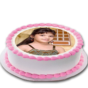 (33) Yummy Yummy - 3.3 Pounds Chocolate round Photo Printed Cake