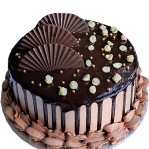(59) Swiss-4.4 pounds chocolate round shape cake