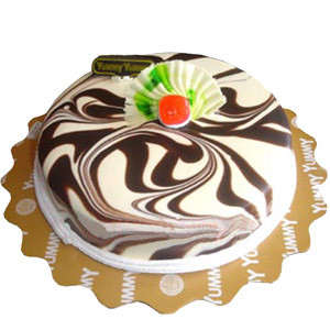 (21)Yummy Yummy- Half kg Marble round shape cake  