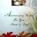 (37) Anniversary Card for Mum & Dad 3 Folder