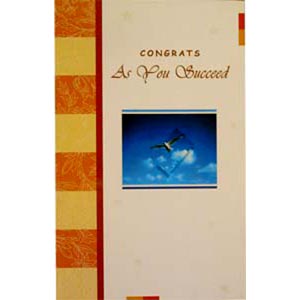 (62) CONGRATS Card 2 Folder