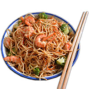 (58) Prawn Chowmein