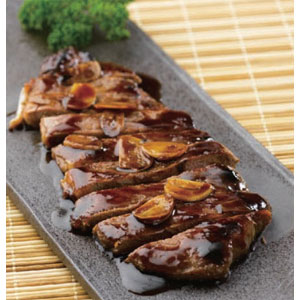 Teriyaki Steak with Gerlic