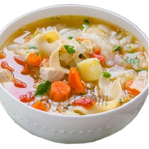 (14) Chicken Vegetable Soup 1 Dish 