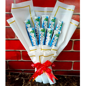 (04) Bounty Chocolate Bouquet – 9pcs