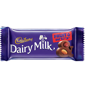 (13) DAIRY MILK fruit & nut Chocolate
