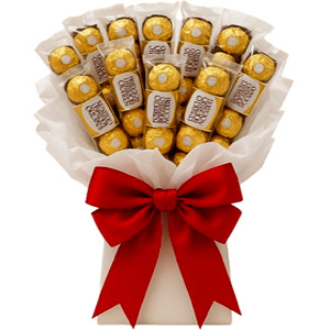 (02) Ferrero Rocher Bouquet – 45pcs