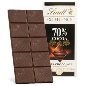  (001) Lindt Dark Chocolate Bar