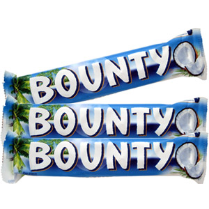 (06) Bounty Chocolate - 3 Bars