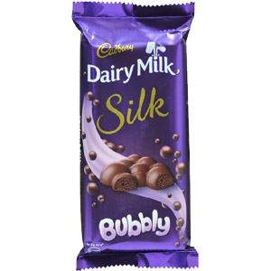 (14) Cadbury Dairy milk silk bubbly chocolate
