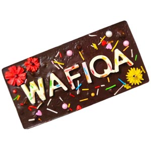 (03) Customized Name Bar Chocolate 