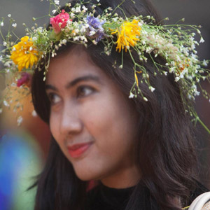 (0090) Flower crown for head
